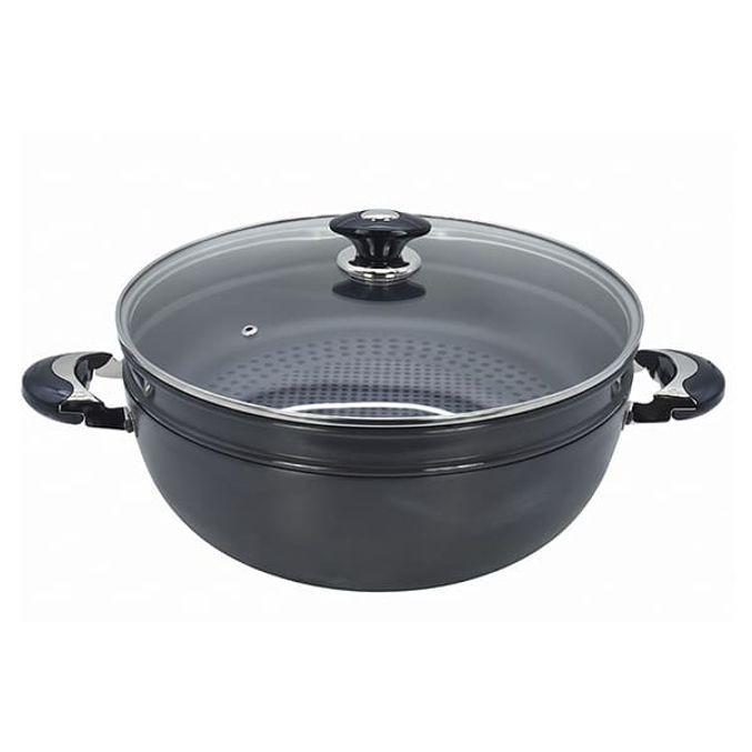 블루밍 경질 찜냄비 만두 채소 찜요리 다용도 찜솥 30cm
