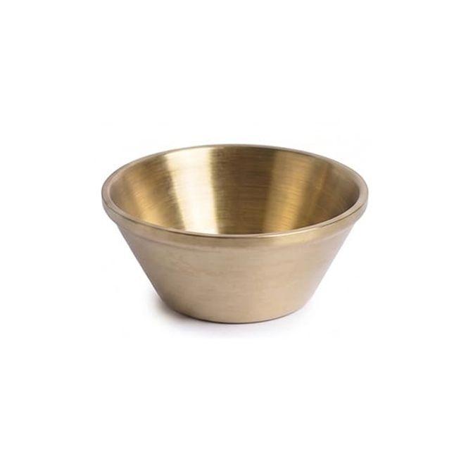 티타늄 이중 빙수볼 디저트볼 아이스크림 그릇 샐러드볼 3호 16cm