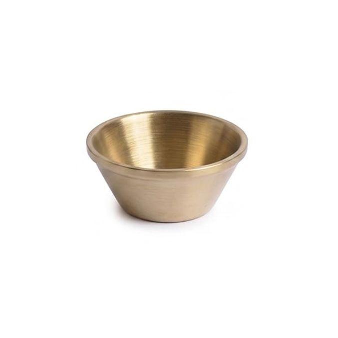 티타늄 이중 빙수볼 디저트볼 아이스크림 샐러드 그릇 1호 12cm