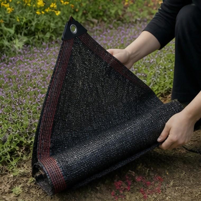 차광막 블랙 4m x 6m HDPE 그물망 정원 주차장 차양막 야외