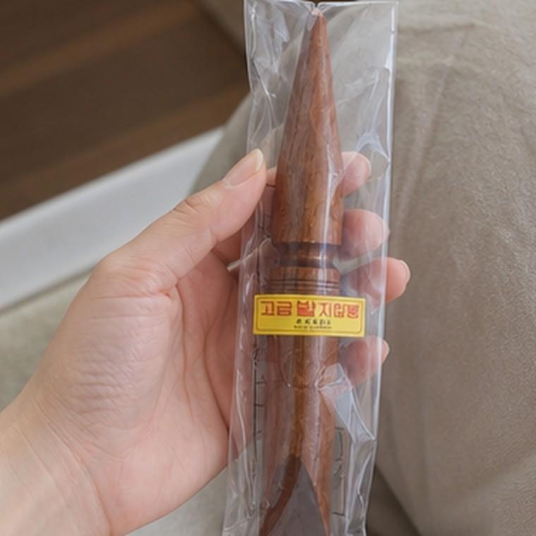 원목 발 지압봉 발바닥 마사지 신체 구석구석을 누르는 지압용 1P