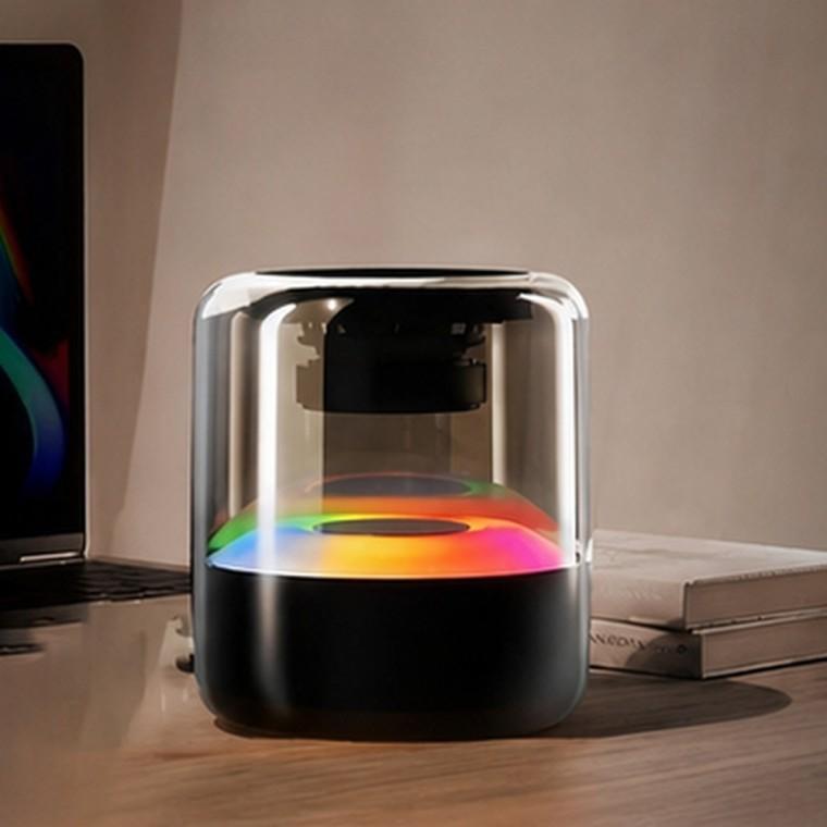 무선 블루투스 5 3 LED 스피커 360도 사운드 IP67 방수