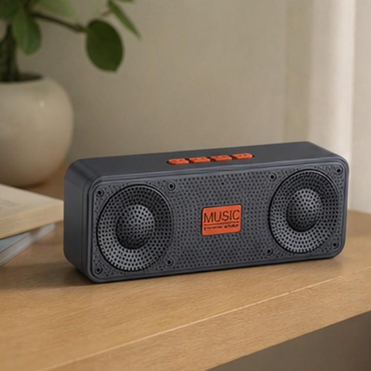 다기능 블루투스 미니 휴대용 스피커 FM 라디오 TF카드 USB AUX AI음성 통화