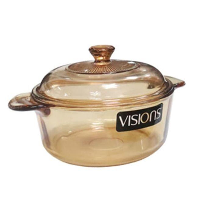 비젼 내열 유리냄비 전골 국 찌개 직화 투명 양수 냄비 1.25L