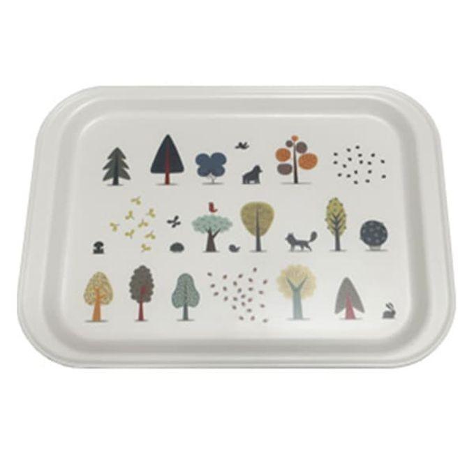 무광 멜라민 쟁반 가정 카페 주방 서빙 트레이 특대 41.5cm