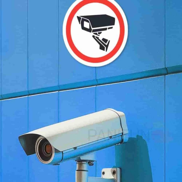 CCTV 원형스티커 사인물 표찰 안내문 안내표찰 안내문구