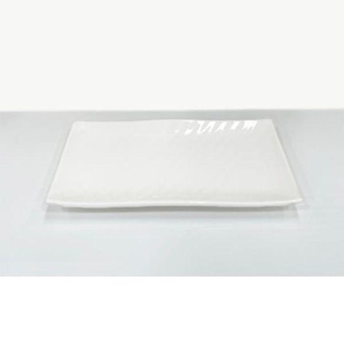 멜라민 직사각 접시 생선 계란말이 플레이팅 반찬 접시 중 35cm