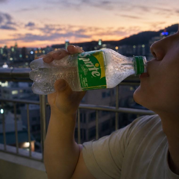 탄산음료 300ml 투명 PET병 병음료 음용 음료