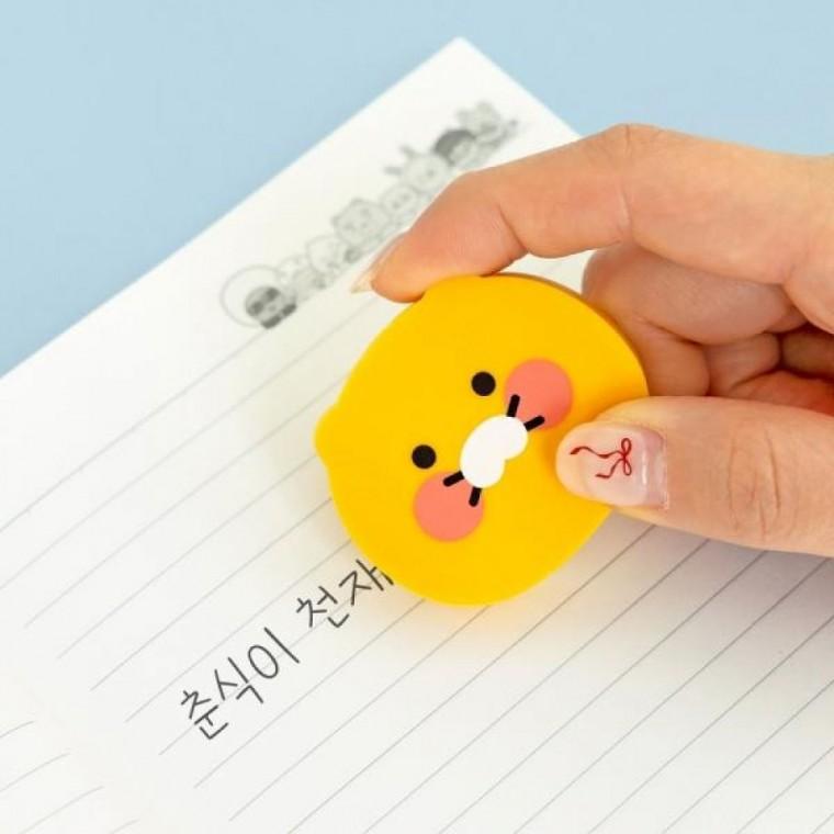 귀여운 동물 얼굴 모양 지우개 학용품 캐릭터 소품