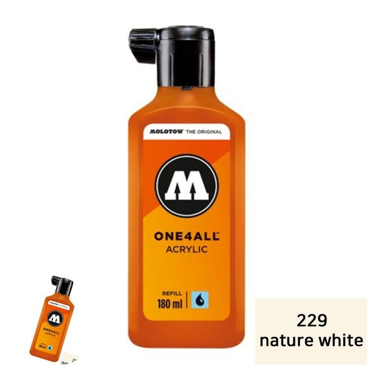크롬마커 마커펜리필잉크 마커펜 마카펜잉크 아크릴마커펜 원포올 마카 리필 180ml 229 nature white