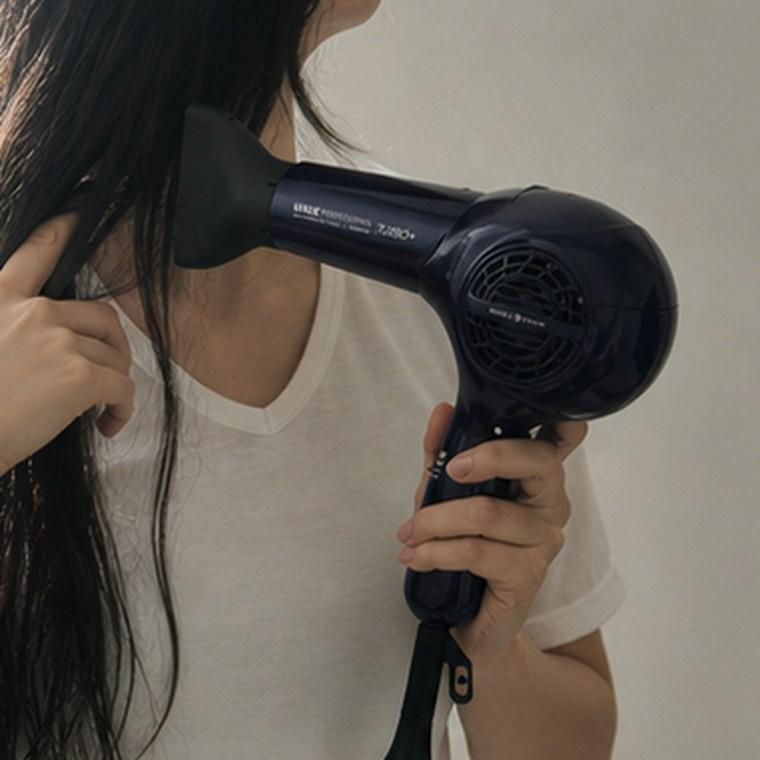 전문가용 이온 헤어 드라이어 저소음 신속건조 집중노즐 일상 모발 건조
