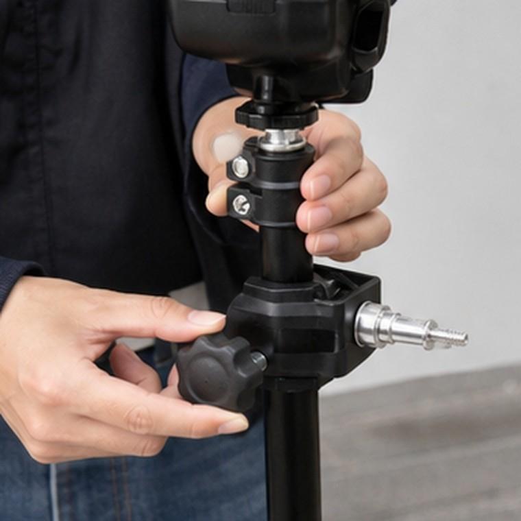 스피곳 나사 클램프 카메라 거치대 알루미늄 합금 고무 패드 35mm