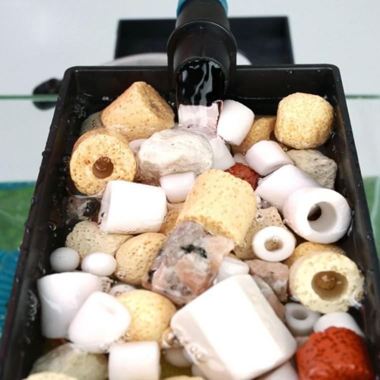 어항여과재 10가지 혼합 420g 어항청소 가성비여과재 수족관여과재