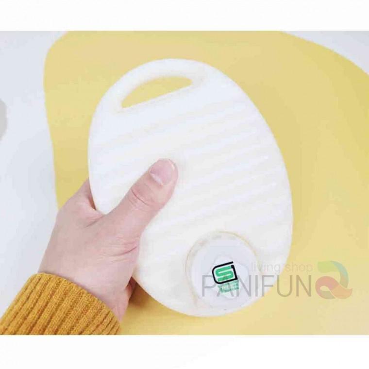 유단포 0.6L 화이트 온열주머니 온찜질팩 보온주머니 온수주머니 온수팩