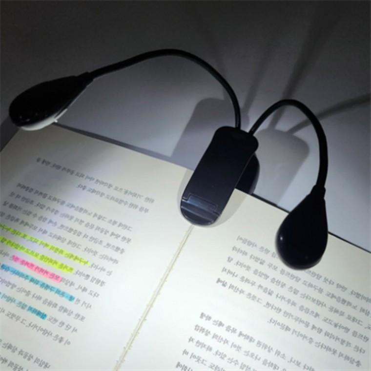 2단LED독서라이트 캠핑등 자바라조명