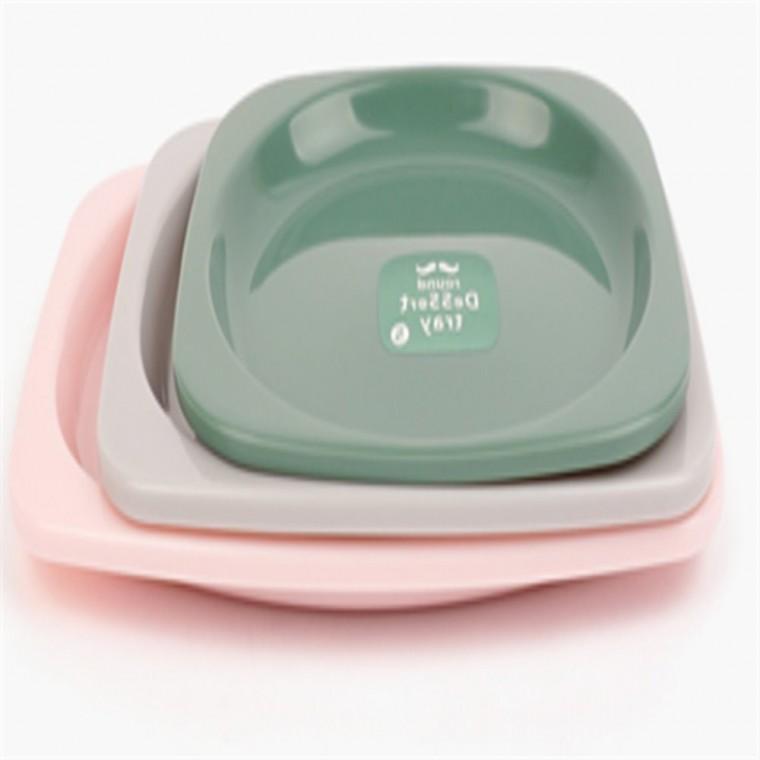 디저트 타원쟁반 간식트레이 식기받침대