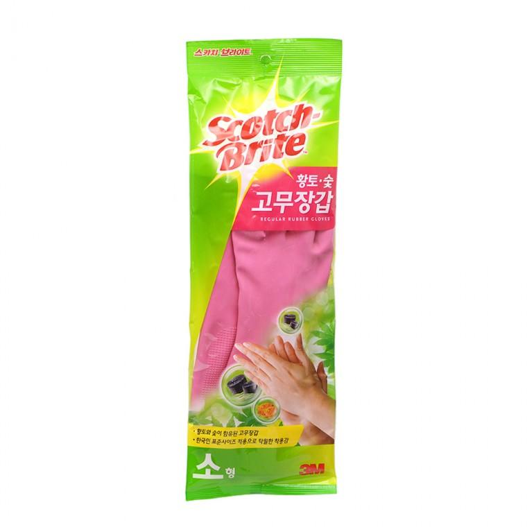 이트 황토숯 설거지 주방 청소 고무장갑 소