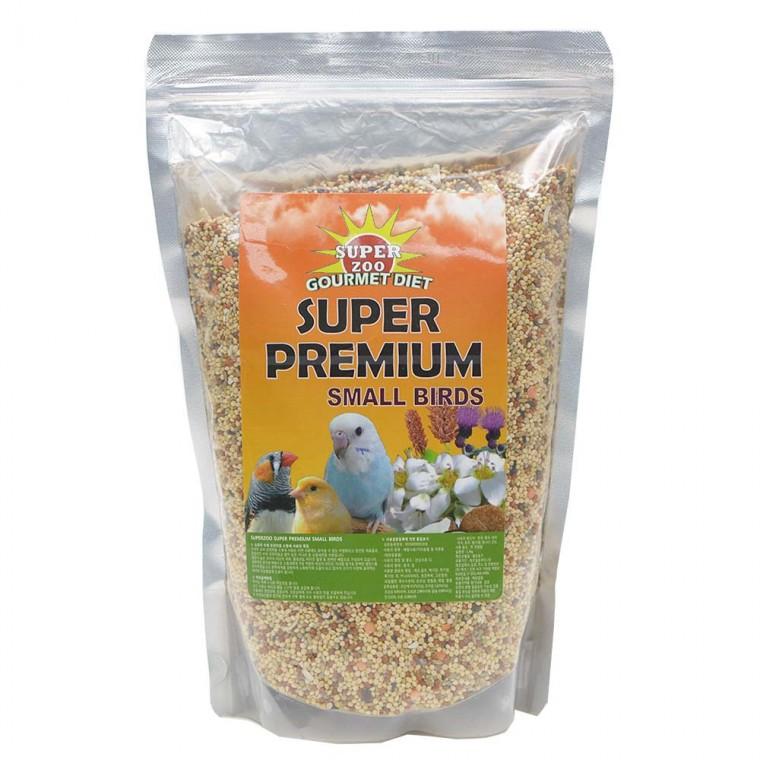 관상조 슈퍼주 먹이 소형새 앵무새 배합 사료 1.2kg 핀치