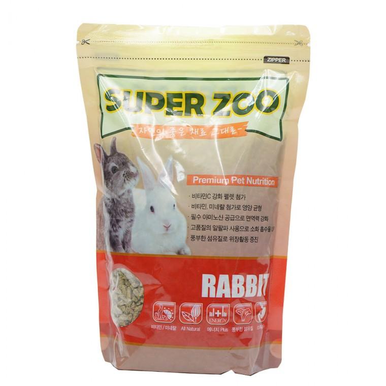 슈퍼주 먹이 큰토끼 펠렛사료 성토용 730g 이갈이 영양