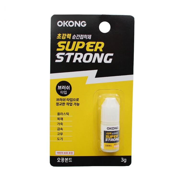 접착 순간본드 슈퍼스트롱 초강력 순간접착 점착제 브러쉬타입 3g