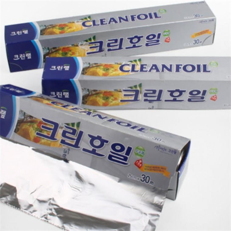 크린랩 크린호일 30M x 25 30 33cm 알루미늄호일 포장용