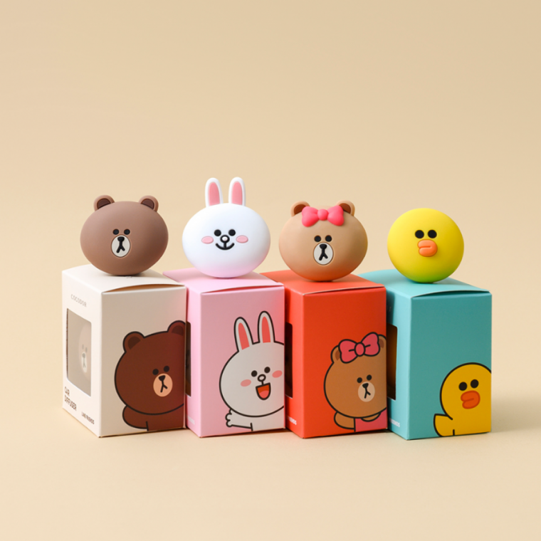 코코도르 라인프렌즈 차량 통풍구형 디퓨저 4.7g