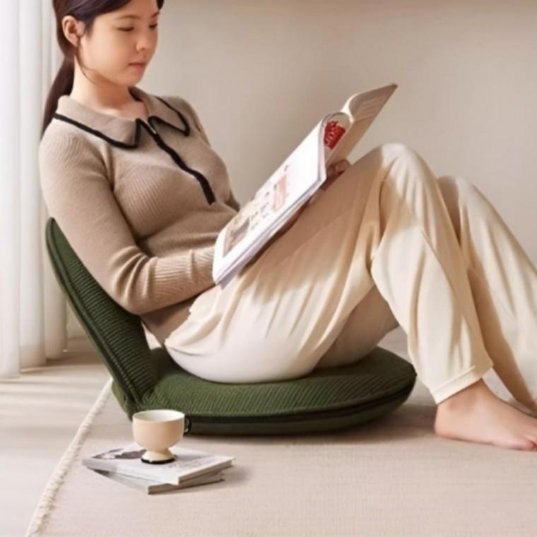 의자 좌식 쿠션 각도조절 게이밍 접이식의자 인테리어의자 접이식 허리편한