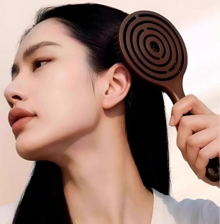 브러쉬 오픈 패들 헤어 탄성 부러쉬 회오리 엉킴방지빗 메이크업
