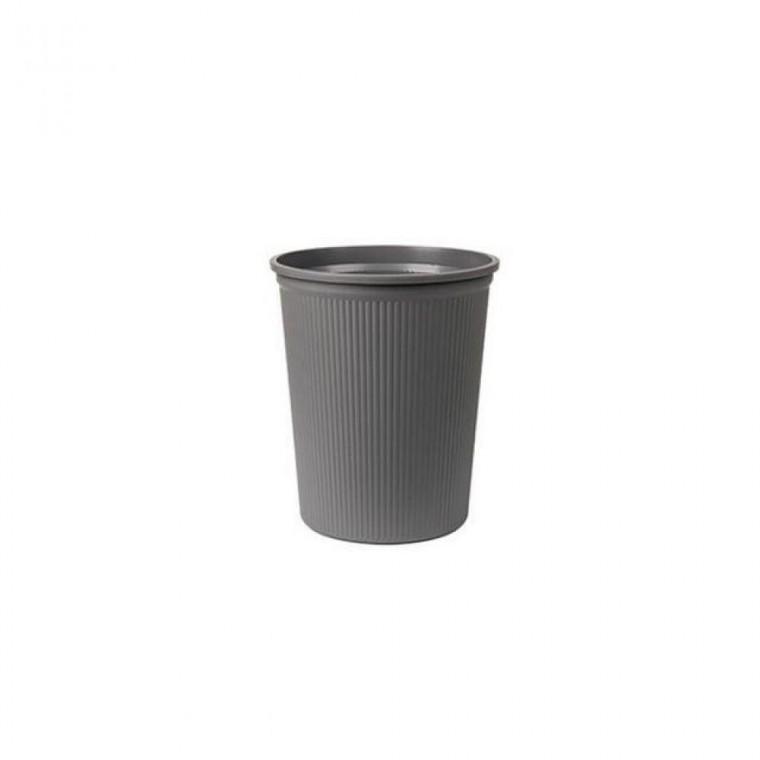 클린 오픈 휴지통 그레이 7L 원형 창신 리빙