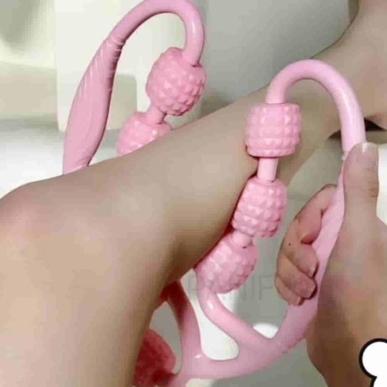종아리롤러 마사지기 핑크 허벅시마사지 롤링마사지기 허리마사지기 다리마사지기 복부마사지