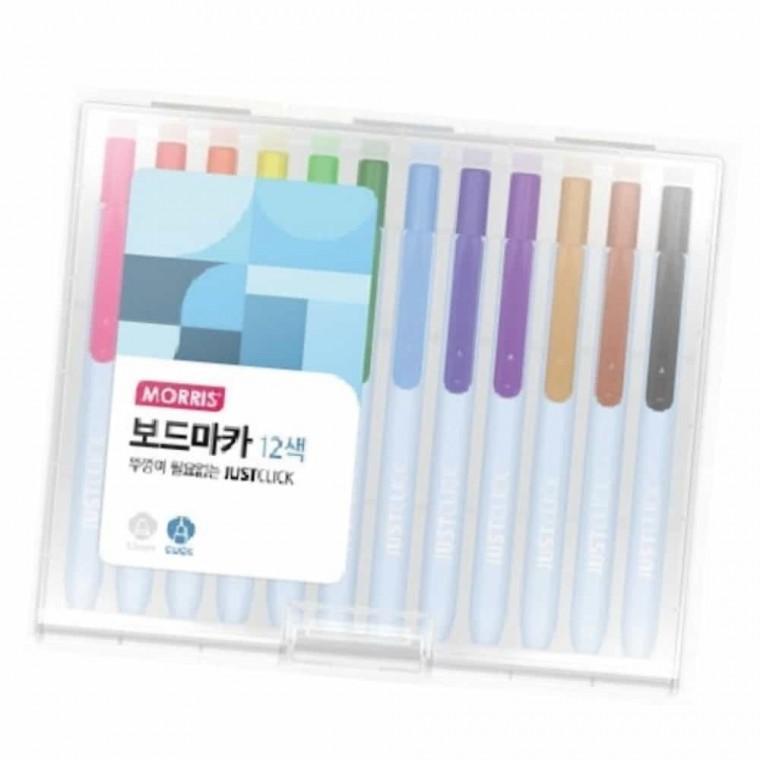 유성매직 12색세트 사인펜 보드마카 블랙마커