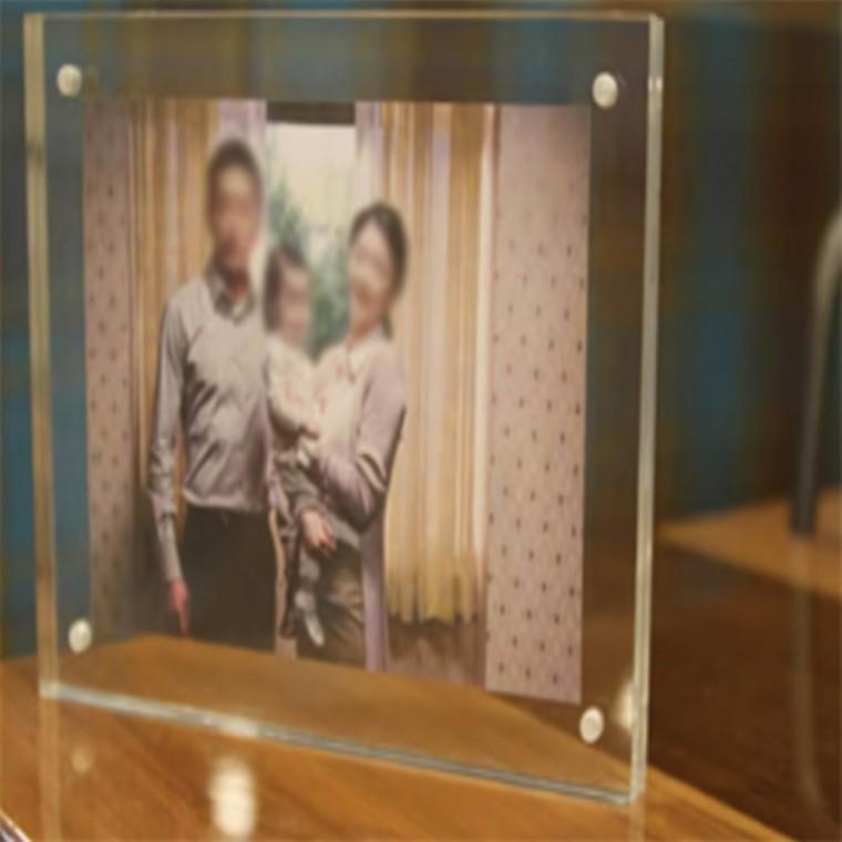 아크릴 마그넷액자 가족사진액자 자석프레임