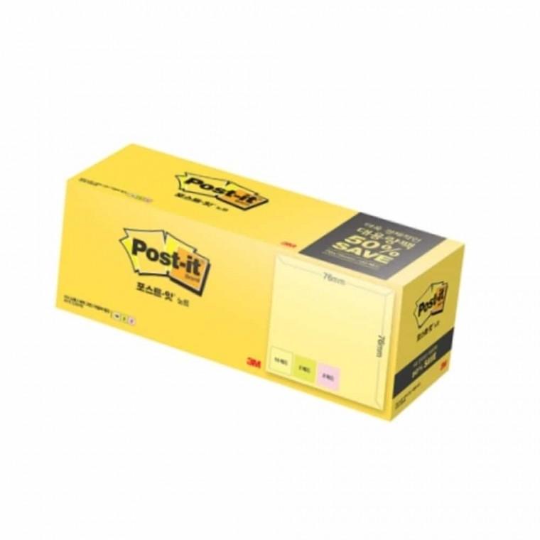 포스트잇 76X76mm 메모수첩 떡메모지노트 메모지수첩