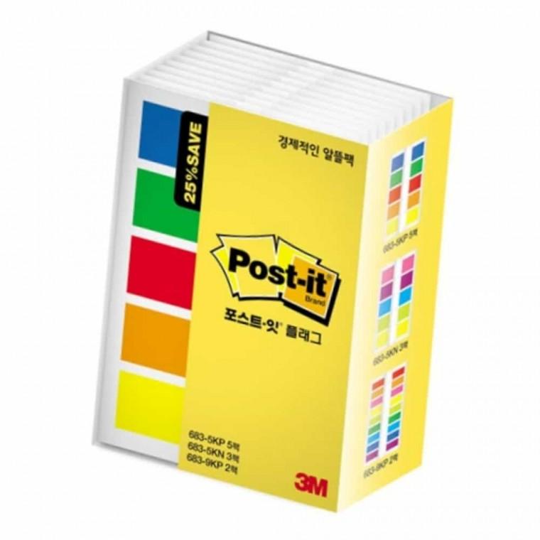 포스트잇 플래그 68310A 인덱스스티커 메모지세트 오피스라벨