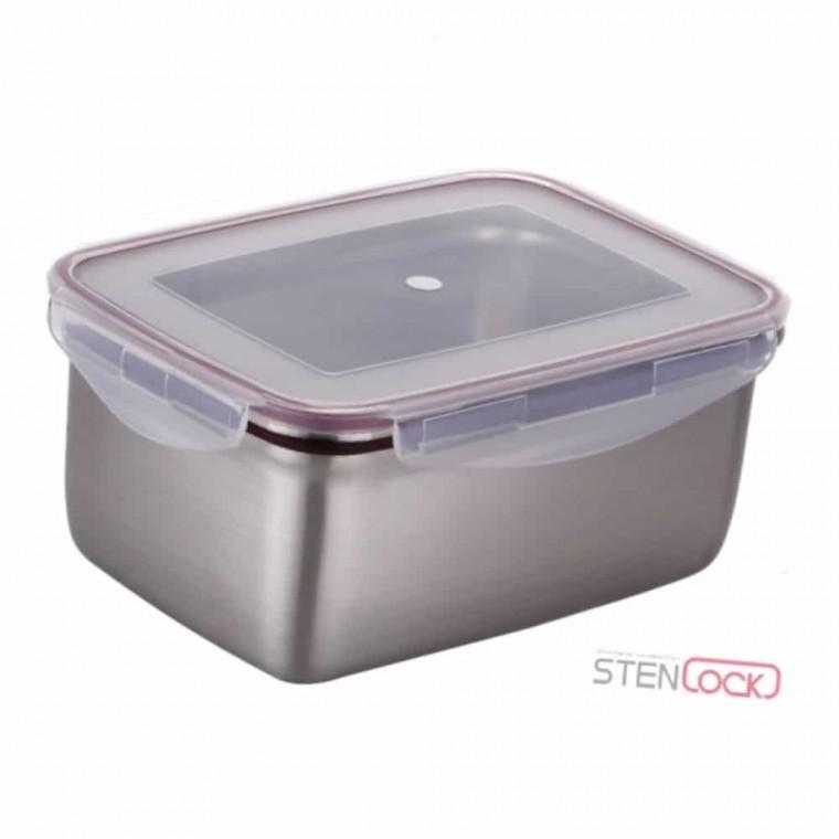 스텐 직사각 3.4L 커피콩용기 시리얼통 야채채소보관통
