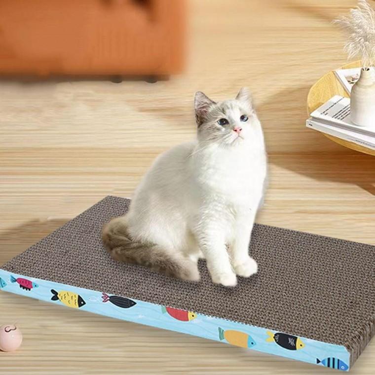 고양이 스크래쳐 장난감 침대 웨이브형 일자형 고양이스크래쳐 냥이스크래쳐 스크래처 캣타워