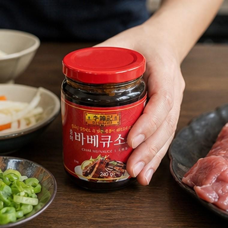 중화 바베큐소스 240g 병포장 차슈 스타일 중식 조리용 레드 소스