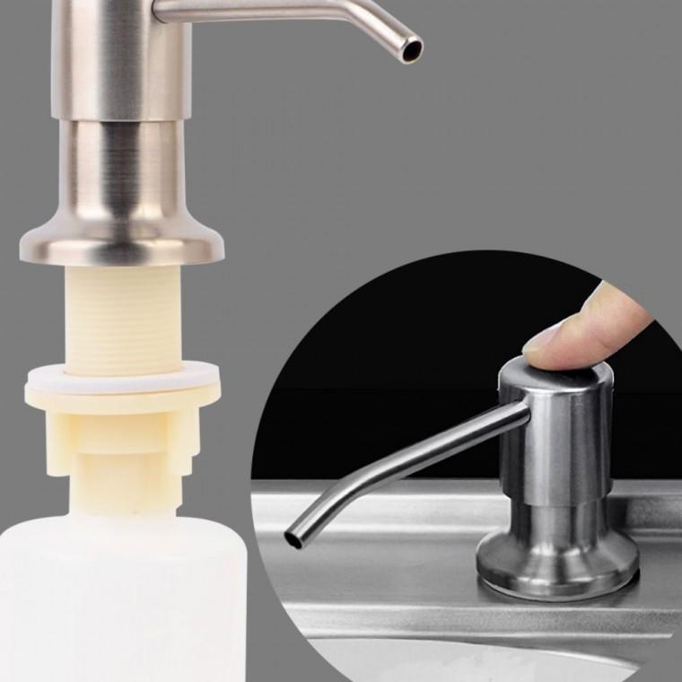 펌프형 디스펜서 욕실 세제보관 샴푸통 투명 리필용기 바디워시 리필병 펌핑용기