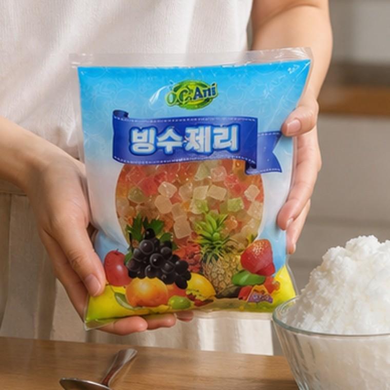 빙수젤리 450g 빙수 토핑용 젤리 빙수에 뿌려 먹는