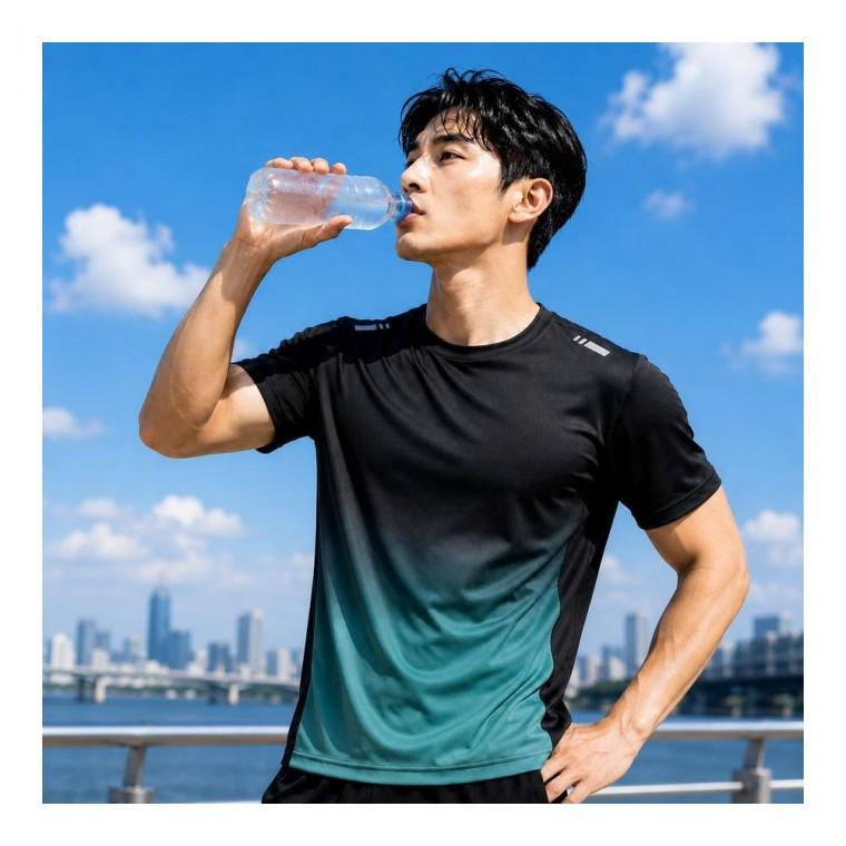 남성 냉감 메쉬반팔티 기능성 운동티 GRF-1009795