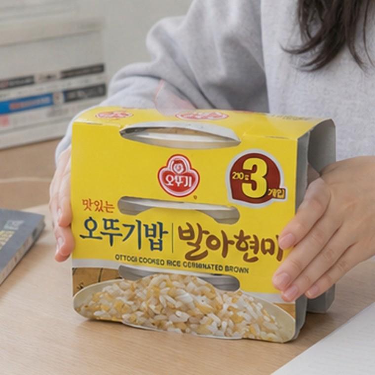발아현미밥 즉석밥 210g x 3개입 실온보관 총 630g