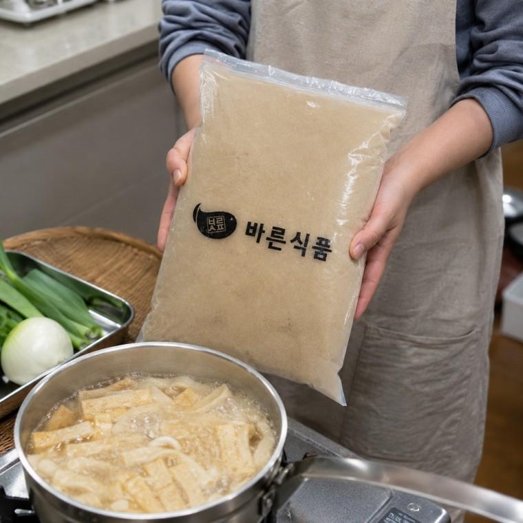 새우살 어묵반죽 2kg 연육함량 80 4 보존료무첨가 밀가루무첨가