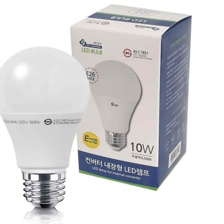 LED전구 10W 주광 컨버터형 LED조명전구 10W전구 LED다마 욕실조명