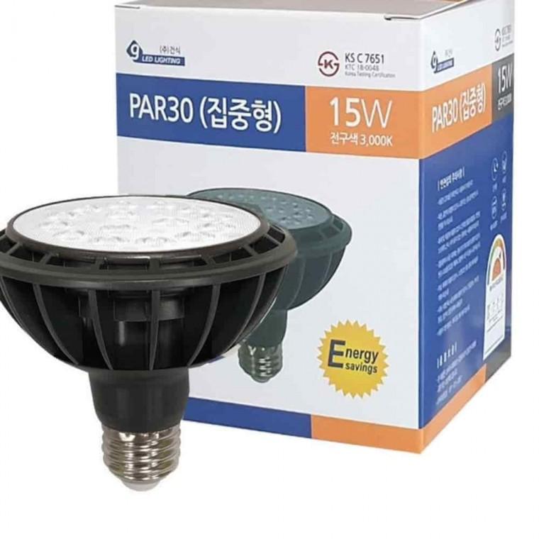 LED전구 PAR30 15W 전구색 PAR30전구 액자등 사무실인테리어조명 액자조명