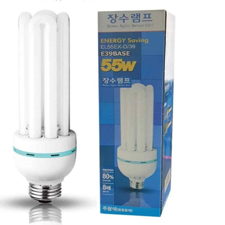 삼파장전구 55W E39 형광등조명 사무실등 상가전등 밝은조명