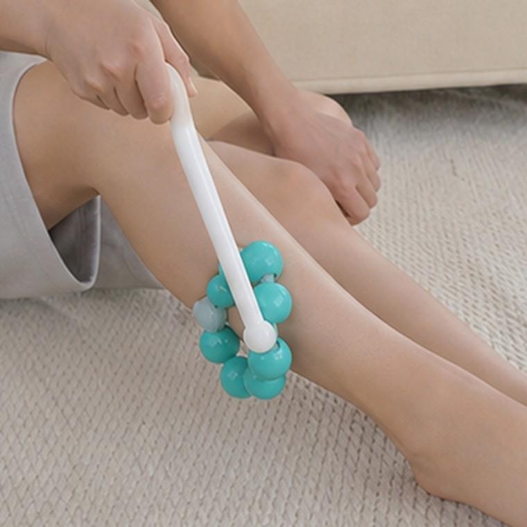 종아리 롤링 마사지기 휴대용 손잡이형 볼 롤러 집에서 간편 마사지