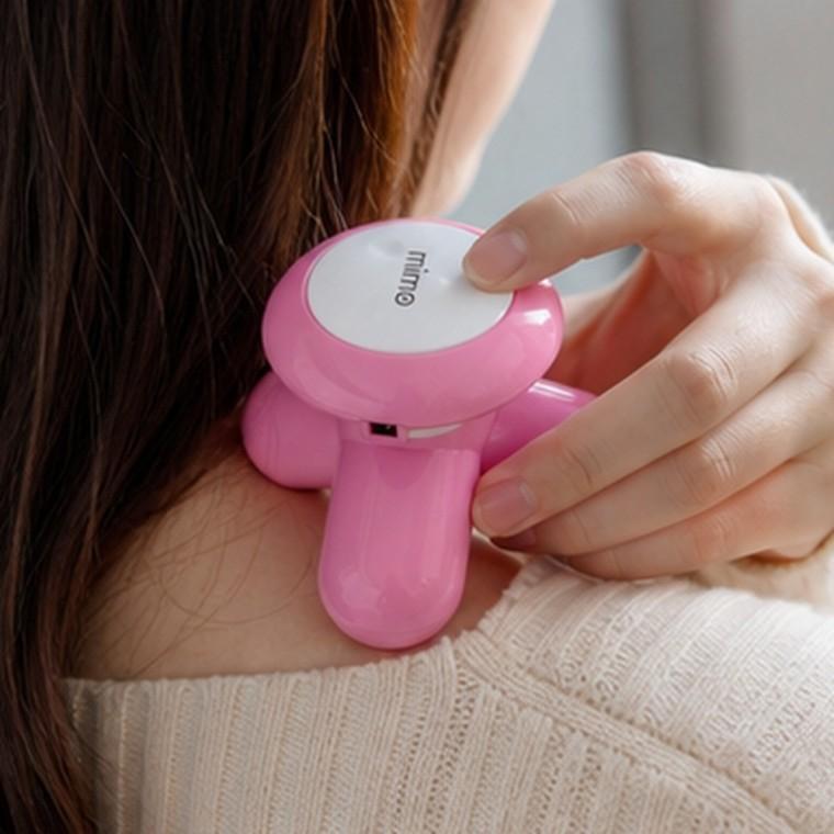 USB 미니 진동 마사지기 어깨 목 등 휴대용 3발 구조
