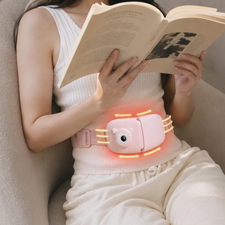 복부 온열 진동 마사지기 무선 마사지 밴드 스마트 스크린 2500mAh