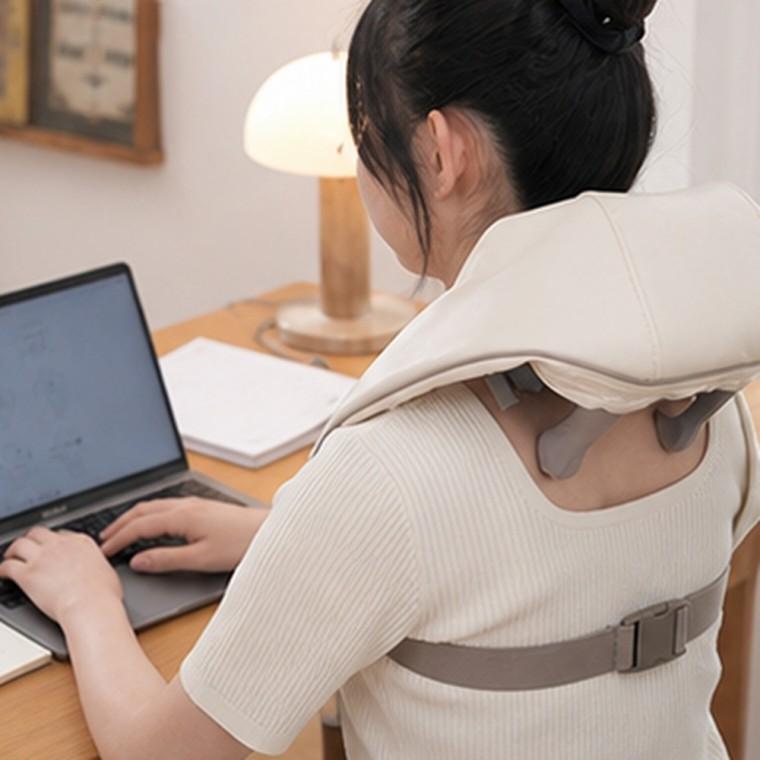 전신 지압 주무름 온열 무선 안마기 목 어깨 허리 종아리 마사지