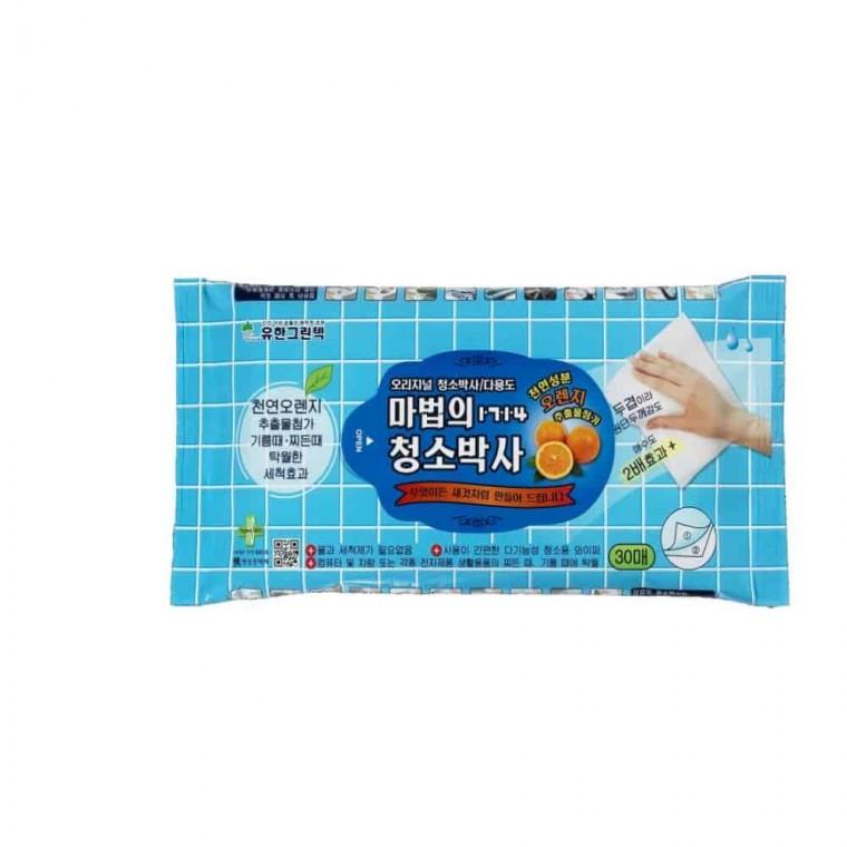 청소포 30매 얼룩제거 기름때티슈 클리너티슈 청소용티슈 청소티슈